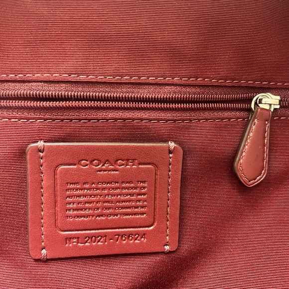 Coach Coral Leather Backpack - Picture 3 of 9